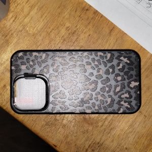 Iphone 14 pro leopard print cell phone cases with screen protector